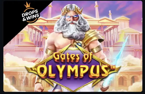 Gates of Olympus cover art, the one JokaRoom pokies title we matched to the live lobby